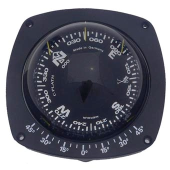 C Plath Merkur Vz E Compass Black Card Bezel Type 2074