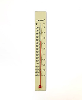 Replacement Insert Card for Conant Décor Indoor/Outdoor Thermometer in Bronze Patina