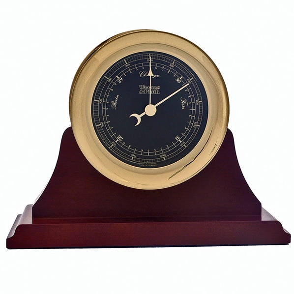 Single Mahogany-Finished Base for Atlantis Collection