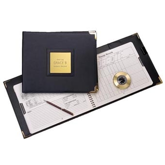 Elegant Log Book Cover