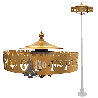 Jeffersonian Drum Thermometer