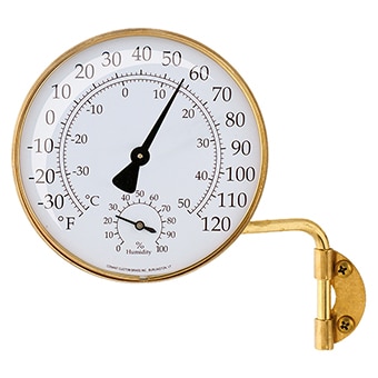 Vermont Weather Station in Brass